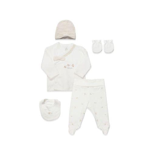 Bistyle 5li Hastane Çıkışı Love You Smile 12115 Ekru