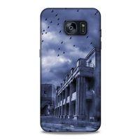 Samsung Galaxy S7 Edge Kılıf Depresyon (39) Liquid Crystal Kılıf Şeker Pembe Bordo