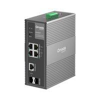 Omada IES206GPP Industrial, 6 Port Gigabit, 1Port Poe++, 3 Port Poe+, 1 Port Gigabit Combo SFP, 120W, Yönetilebilir, Endüstriyel Switch