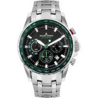 Jacques Lemans Liverpool JL.1-2099F Quartz Çelik Gri Siyah Kadran 10 ATM 42 mm Erkek Kol Saati
