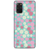 Samsung Galaxy S20 Plus Kılıf Pastel Renkler (50) Shockproof Kılıf Bordo Pembe