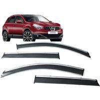 Nissan Qashqai Uyumlu 2006 2013 Kromlu Cam Rüzgarlığı Parça