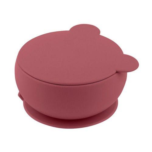OiOi Blw I Silikon Beslenme Seti 3lü (Kaseli) Velvet Rose
