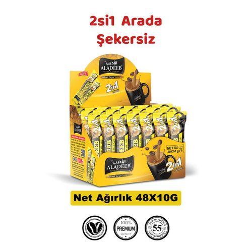 2’si 1 Arada Şekersiz Hazır Kahve 48’li x 10 g