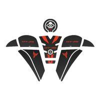 YAMAHA Yamaha Mt25 2020 - 2024 Uyumlu Tank Pad Set 001