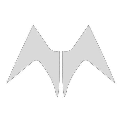 MONDİAL Mondial Mh Drift 2011 - 2020 Uyumlu Nikel Ön Siperlik Yan Sticker