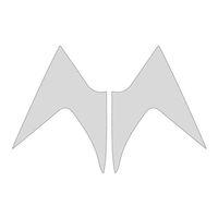 MONDİAL Mondial Mh Drift 2011 - 2020 Uyumlu Nikel Ön Siperlik Yan Sticker