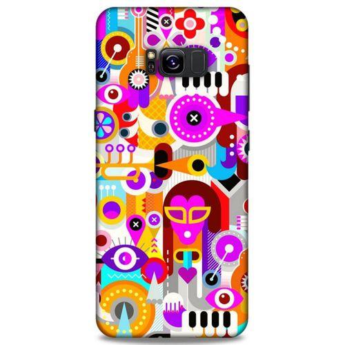 Lopard Samsung Galaxy S8 Plus Uyumlu Kılıf Soyut Sanat (20) Desenli Koruyucu Kılıf