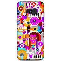 Lopard Samsung Galaxy S8 Plus Uyumlu Kılıf Soyut Sanat (20) Desenli Koruyucu Kılıf