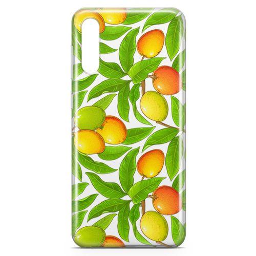 Samsung Galaxy A70 Kılıf Mango Çiçekleri Arka Kapak Koruma Desenli Full Koruyucu