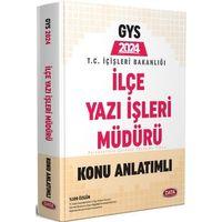 T.C. İçişleri Bakanlığı İlçe Yazı İşleri Müdürü GYS Hazırlık Kitabı Data Yayınları