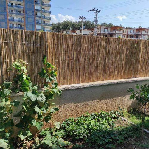 özgazi 100 Cm X 6 Metre Hasır Kamış Bahçe Çiti Balkon Çiti Dekarasyon