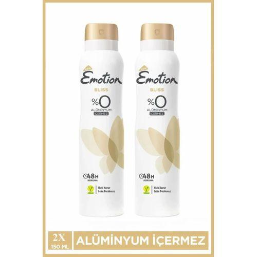 2 Adet Emotion Bliss Kadın Vegan Deodorant 150 Ml Hızlı Kurur , Leke Bırakmaz