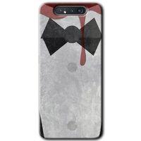 Samsung Galaxy A80 HD Baskılı Kılıf + 9D Tam Ekran Koruyucu - Gentleman Blood