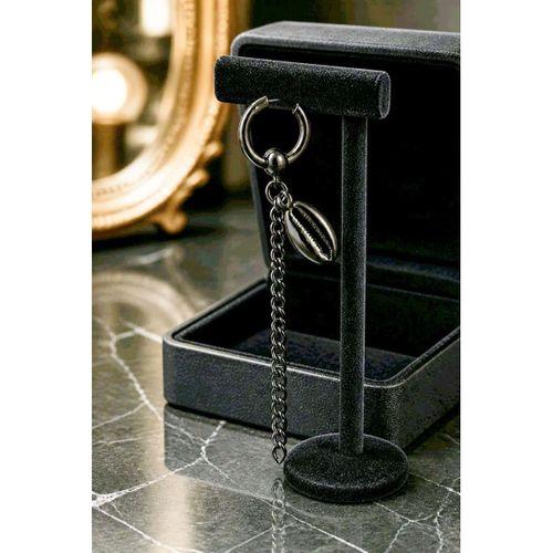 Monalisa Home Zincir Figürlü Unisex Çelik Küpe