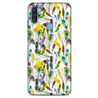 Samsung Galaxy A11 Kılıf Desenli Özel Seri Tüyler (5) Koruma Kabı