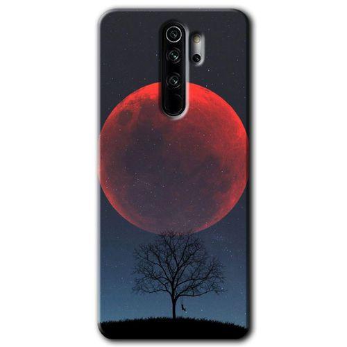 Xiaomi Redmi Note 8 Pro Kılıf HD Desen Baskılı Arka Kapak - Kanlı Ay
