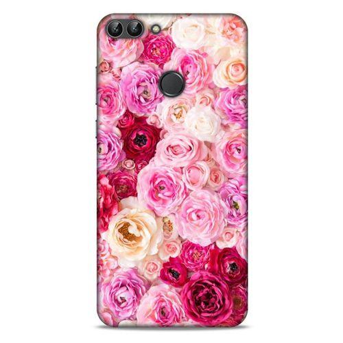 Lopard Huawei Psmart Uyumlu Kılıf Bahar (47) Crystal Flex Kılıf Güller