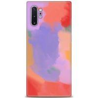 Samsung Galaxy Note 10 Plus Kılıf HD Baskılı Kılıf - Kırmızı + Tam Ekran Koruyucu