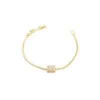 Taşlı Bileklik - Altın