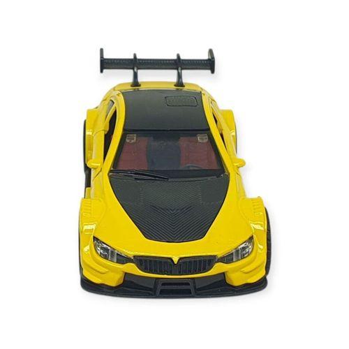 Çek Bırak Metal Arabalar 12 cm - 3671C - Sarı