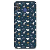 Animax Kış Hayvanları Samsung Galaxy M30 Kılıf Desenli Silikon