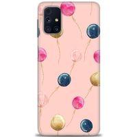 Samsung Galaxy M51 Kılıf HD Baskılı Kılıf - Uçan Balonlar + Tam Ekran Koruyucu