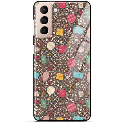 Samsung Galaxy S21 Plus Kılıf Yılbaşı Süsleri (27) Tasarımlı Kılıf