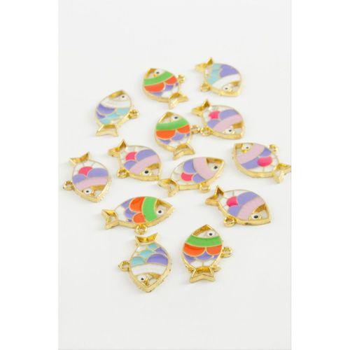 Balık Tek Kulp Mineli Bileklik ve Kolye Ucu Aparatı 1 Adet