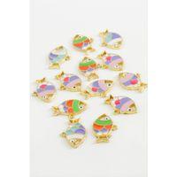 Balık Tek Kulp Mineli Bileklik ve Kolye Ucu Aparatı 1 Adet