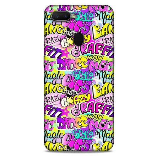 Graffitix (11) Desenli Silikon Kapak Oppo Ax7 Kılıf