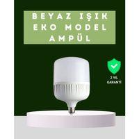 Şarjlı Led Torch Ampul 30 Watt Beyaz Işık Enerji Tasarruflu