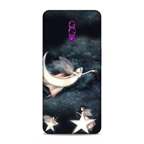 Oppo Reno Kılıf Yildizli Peri Arka Kapak Silikon Koruma Full Koruyucu
