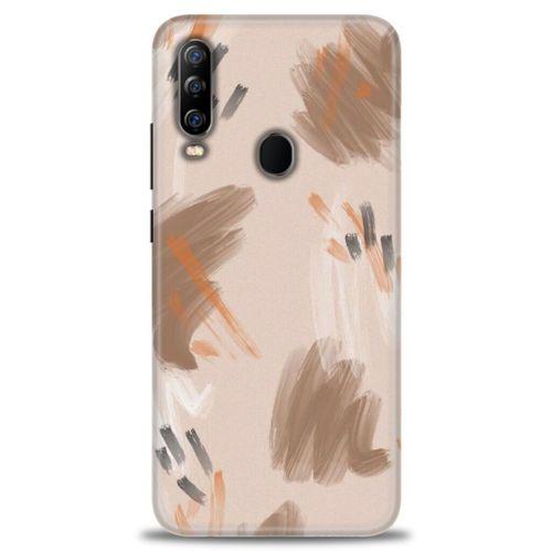 General Mobile GM 20 Pro Kılıf HD Baskılı Kılıf - Kahve Çizgiler + Tam Ekran Koruyucu