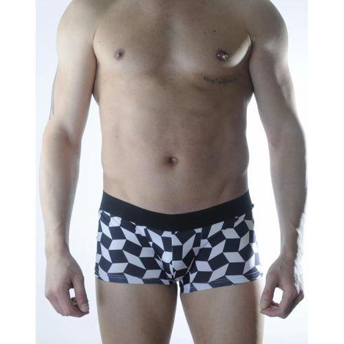 Erkek 3d Küp Desenli Boxer