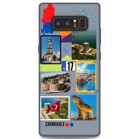 Lopard Samsung Galaxy Note 8 Uyumlu Kılıf Şehirli ※ (17) Çanakkale Tasarım Kılıf