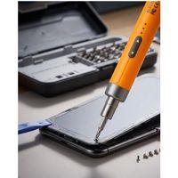 Profesyonel Elektrikli Tornavida Seti 600mah Şarjlı 38 Parça Hassas Vida Seti