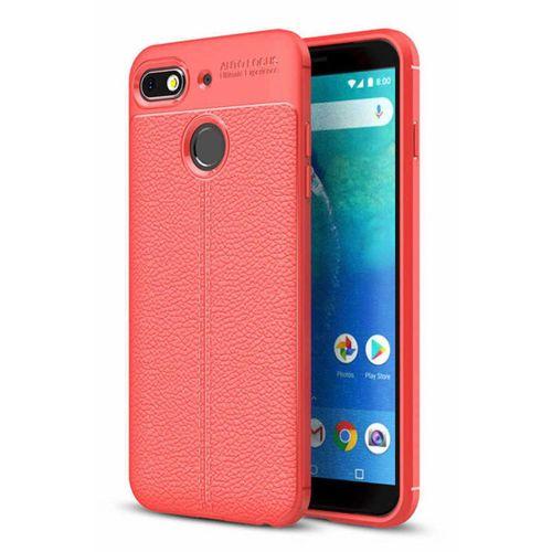 General Mobile GM 8 GO Uyumlu Kılıf 5.5 inç Koruyucu Esnek TPU Silikon Kırmızı zns