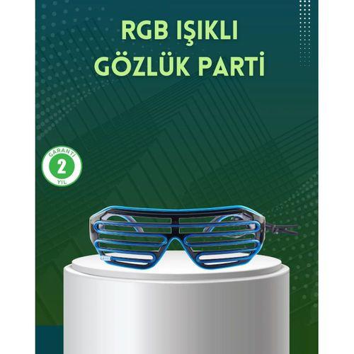 Işıklı Led Gözlük Parti Konser Ve Etkinlik Aksesuarı