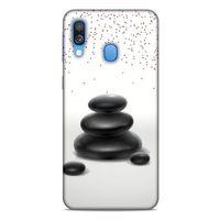 Samsung Galaxy A40 Kılıf Baskılı Özel Seri Taşlı (9) Kılıf