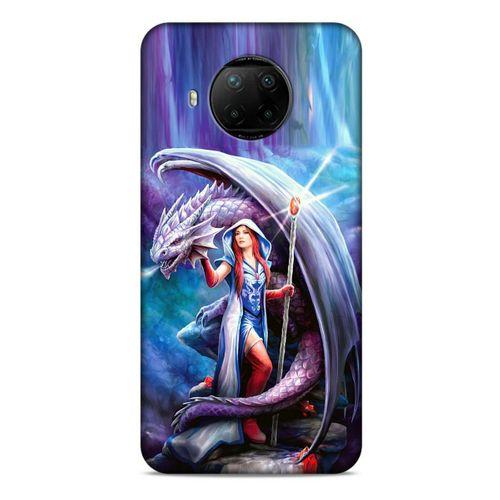 Xiaomi Redmi Note 9 Pro 5G Kılıf Dragons (31) TPU Kılıf Ejderha ve Sahibe