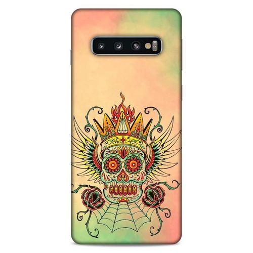 Lopard Samsung Galaxy S10 Uyumlu Kılıf Tattoo's (20) Koruyucu Kılıf Skeleton