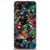 Xiaomi Redmi 10A Kılıf HD Baskılı Kılıf - Bass + Tam Ekran Koruyucu