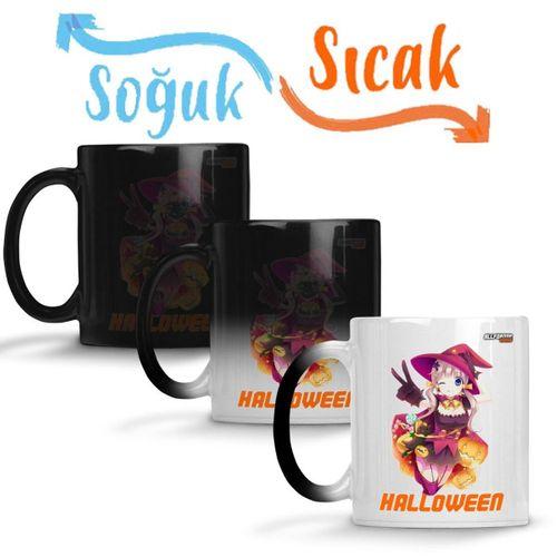 Halloween Sihirli Kupa Bardak Porselen