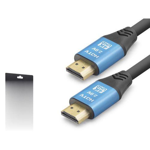 Hdmi 2.0 Kablo 4K Uhd 19+1 Od 8.0 Mm 3 M - Siyah Mavi ND4051