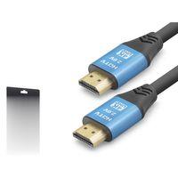 Hdmi 2.0 Kablo 4K Uhd 19+1 Od 8.0 Mm 3 M - Siyah Mavi ND4051