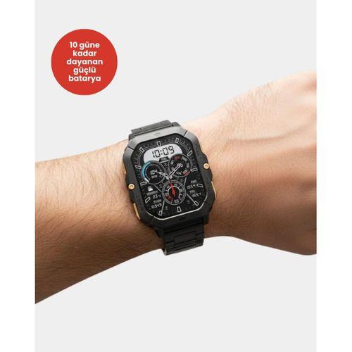 3 Kordonlu Akıllı Saat Uzun Pil Süreli