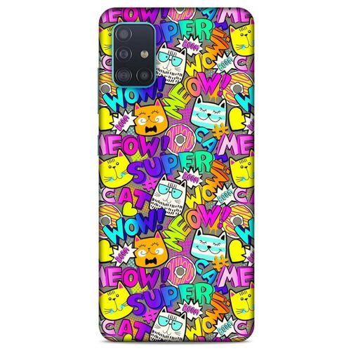 Graffitix (12) Desenli Silikon Kapak Samsung Galaxy A51 Kılıf