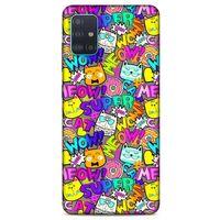 Graffitix (12) Desenli Silikon Kapak Samsung Galaxy A51 Kılıf