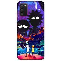 Samsung Galaxy A02s Uyumlu Kılıf Rick And Morty (46) Core Armor Kılıf Decoy Ricks